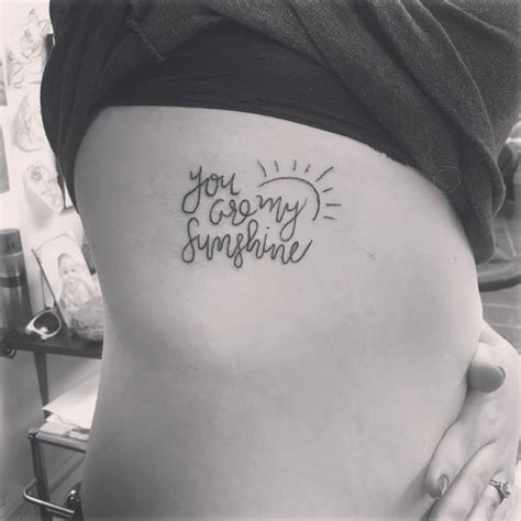 u are my sunshine tattoos